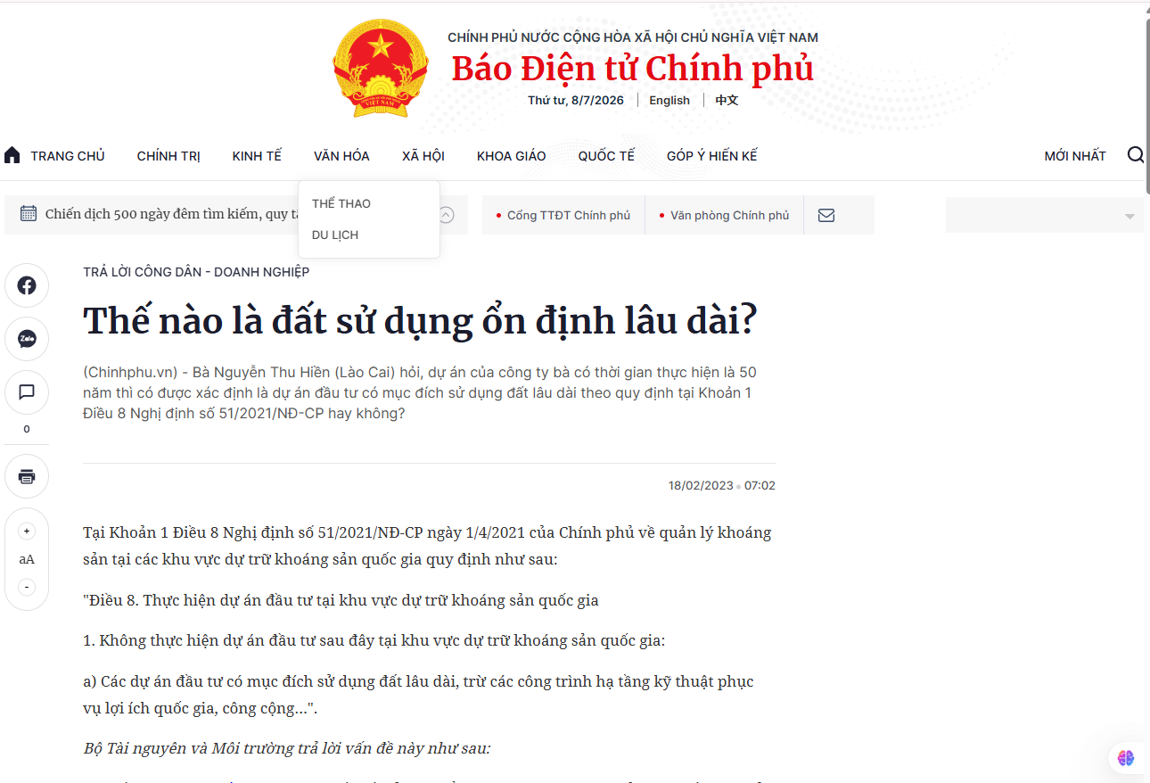 dat 50 nam vaf dat lau dai